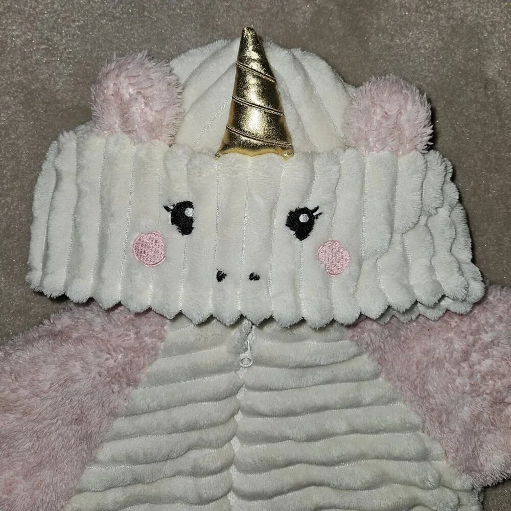 Koala Baby Unicorn Hooded Winter Snowsuit Fold Over Mittens Baby 18-24 Months